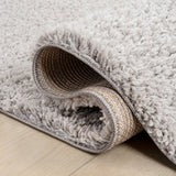 Veloura Modern Luxe Solid High-pile Shag Area Rug
