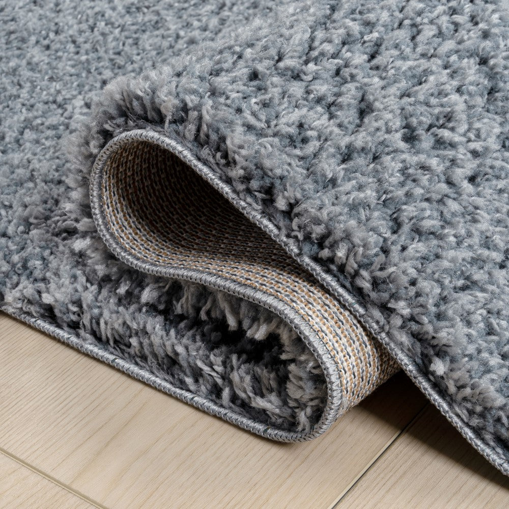 Veloura Modern Luxe Solid High-pile Shag Area Rug