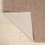 Veloura Modern Luxe Solid High-pile Shag Area Rug