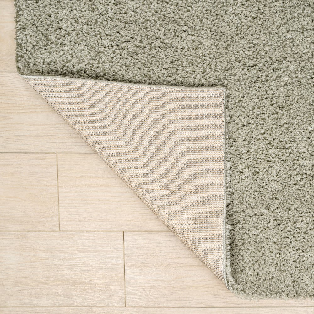 Veloura Modern Luxe Solid High-pile Shag Area Rug