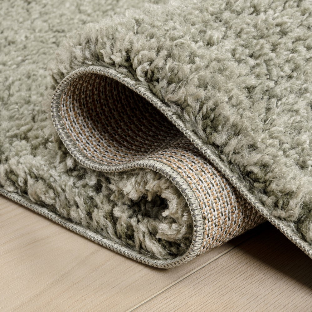 Veloura Modern Luxe Solid High-pile Shag Area Rug