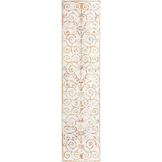 Ariadne Classic Cottage Filigree Scroll Reversible Machine-Washable Indoor/Outdoor Area Rug