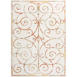 Ariadne Classic Cottage Filigree Scroll Reversible Machine-Washable Indoor/Outdoor Area Rug