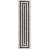 Always Classic Nautical Mitre Stripe Reversible Machine-Washable Indoor/Outdoor Area Rug