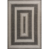 Always Classic Nautical Mitre Stripe Reversible Machine-Washable Indoor/Outdoor Area Rug