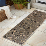 Echo Modern Bohemian Abstract Organic Reversible Machine-Washable Indoor/Outdoor Area Rug