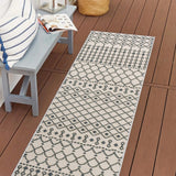 Lizzy Modern Geometric Moroccan Reversible Machine-Washable Indoor/Outdoor Area Rug