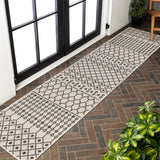 Lizzy Modern Geometric Moroccan Reversible Machine-Washable Indoor/Outdoor Area Rug