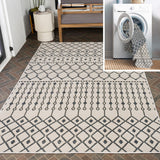 Lizzy Modern Geometric Moroccan Reversible Machine-Washable Indoor/Outdoor Area Rug