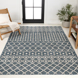 Lizzy Modern Geometric Moroccan Reversible Machine-Washable Indoor/Outdoor Area Rug