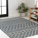 Lizzy Modern Geometric Moroccan Reversible Machine-Washable Indoor/Outdoor Area Rug