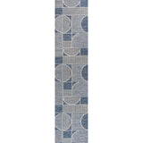 Couristan Mid-Century Modern Geometric Lines Reversible Machine-Washable Indoor/Outdoor Area Rug