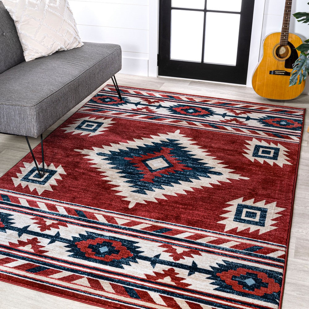 Aliyana Medallion Southwestern Area Rug