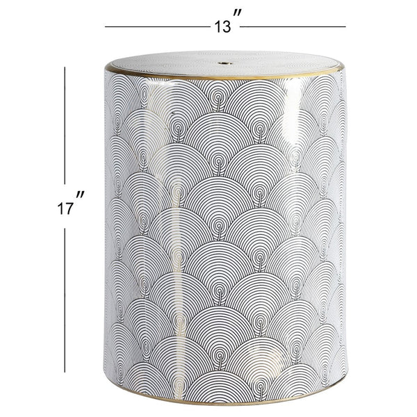 Dimension Image White/Gold