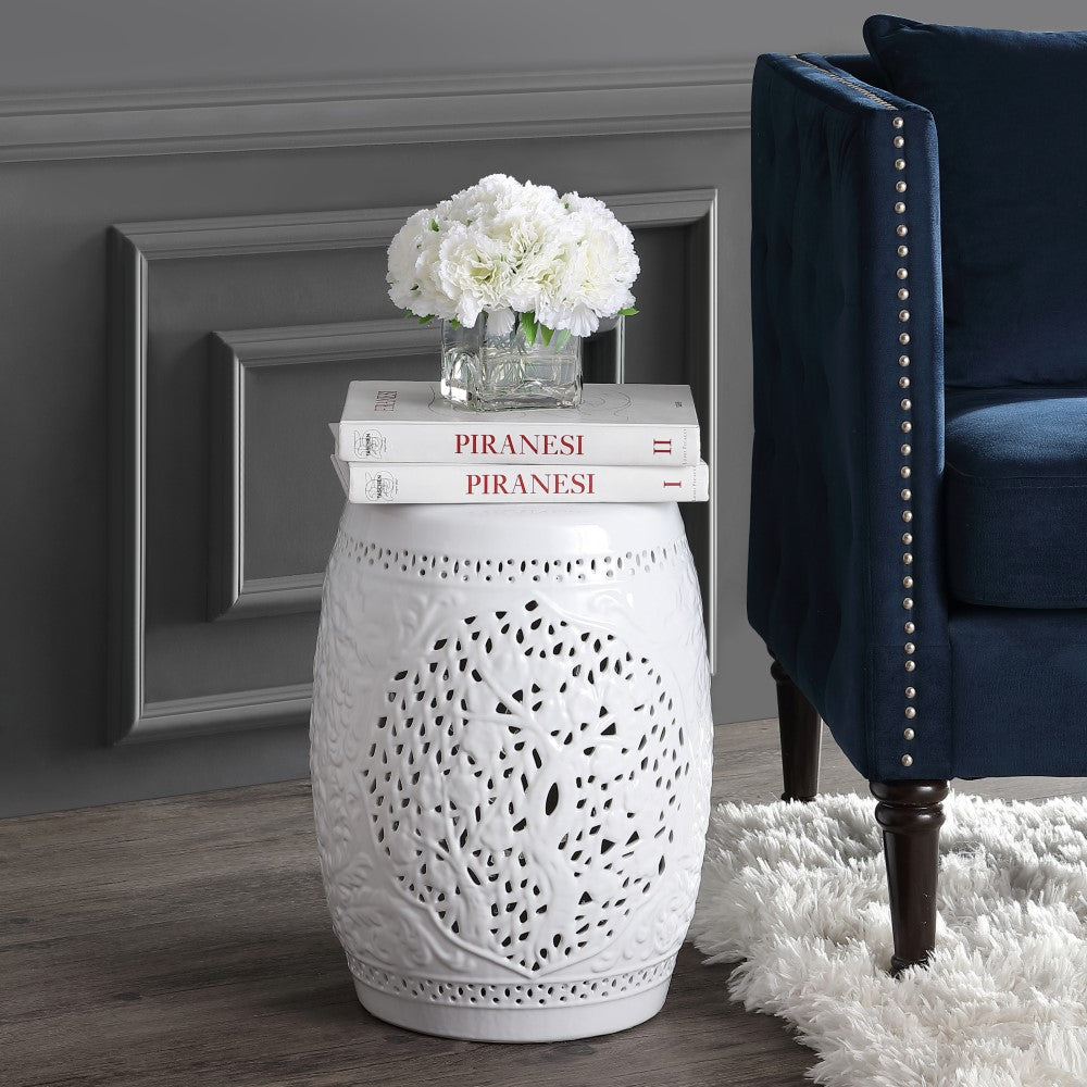 Robert 18" Ceramic Garden Stool