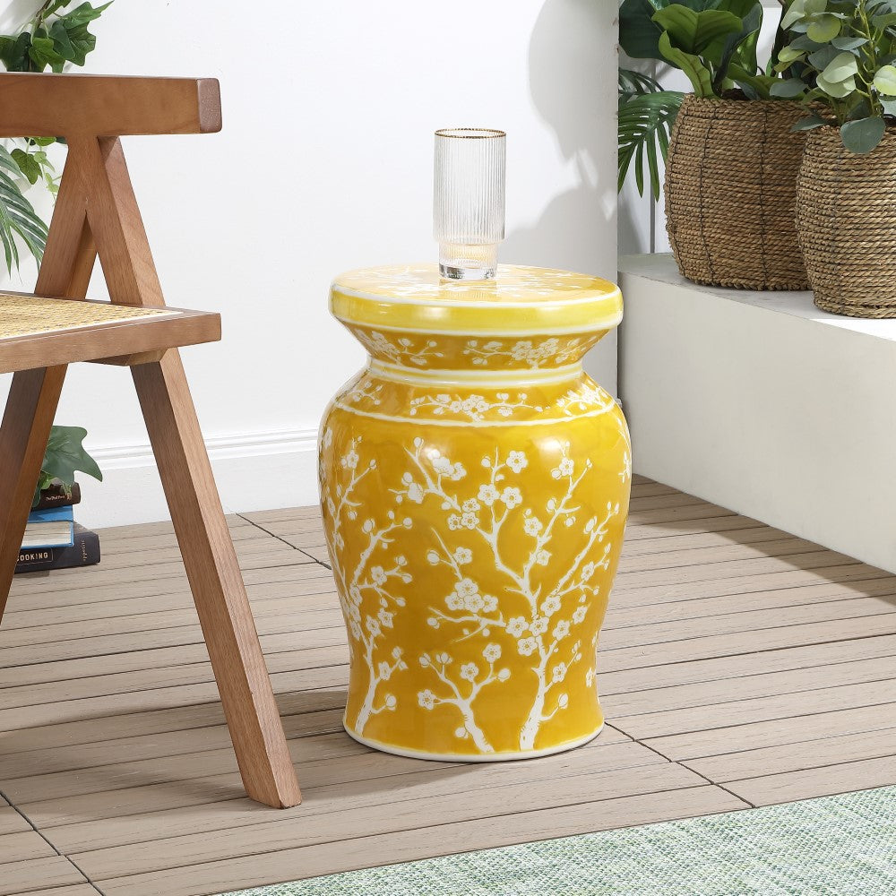 Scholar 17.7" Ceramic Garden Stool