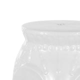 Orlaa 18.5" Modern Bohemian Elephant Ceramic Garden Stool