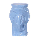 Orlaa 18.5" Modern Bohemian Elephant Ceramic Garden Stool
