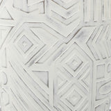 Jimothy 17.75" Geometric Drum Garden Stool