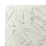 Jimothy 17.75" Geometric Drum Garden Stool