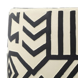 Jimothy 17.75" Geometric Drum Garden Stool