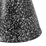 Leaf 17.75" Modern Bohemian Terrazzo Indoor/Outdoor Drum Accent Table