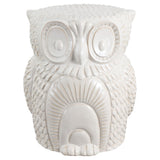 Millie 17.5" Classic Vintage Ceramic Indoor/Outdoor Owl Garden Stool