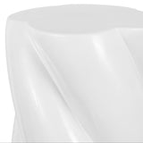 Yves Modern Minimalist Rope Twist Ceramic Indoor/Outdoor Garden Stool