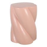 Yves Modern Minimalist Rope Twist Ceramic Indoor/Outdoor Garden Stool
