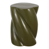 Yves Modern Minimalist Rope Twist Ceramic Indoor/Outdoor Garden Stool