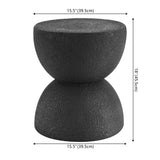 Lane-Century 18" Mid-Century Modern Drum Accent Table
