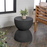 Lane-Century 18" Mid-Century Modern Drum Accent Table