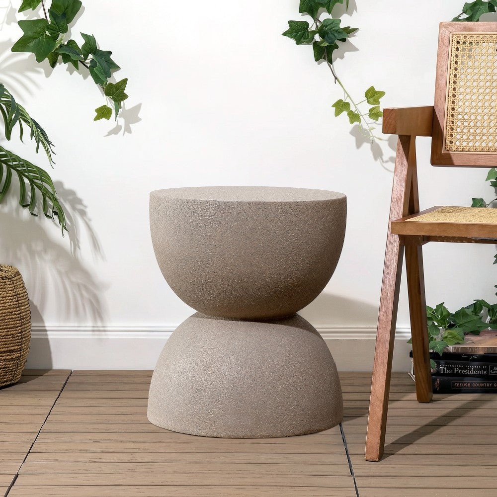 Lane-Century 18" Mid-Century Modern Drum Accent Table
