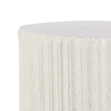 Harper 19" Modern Art Deco Tambour Accent Table