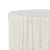 Harper 19" Modern Art Deco Tambour Accent Table