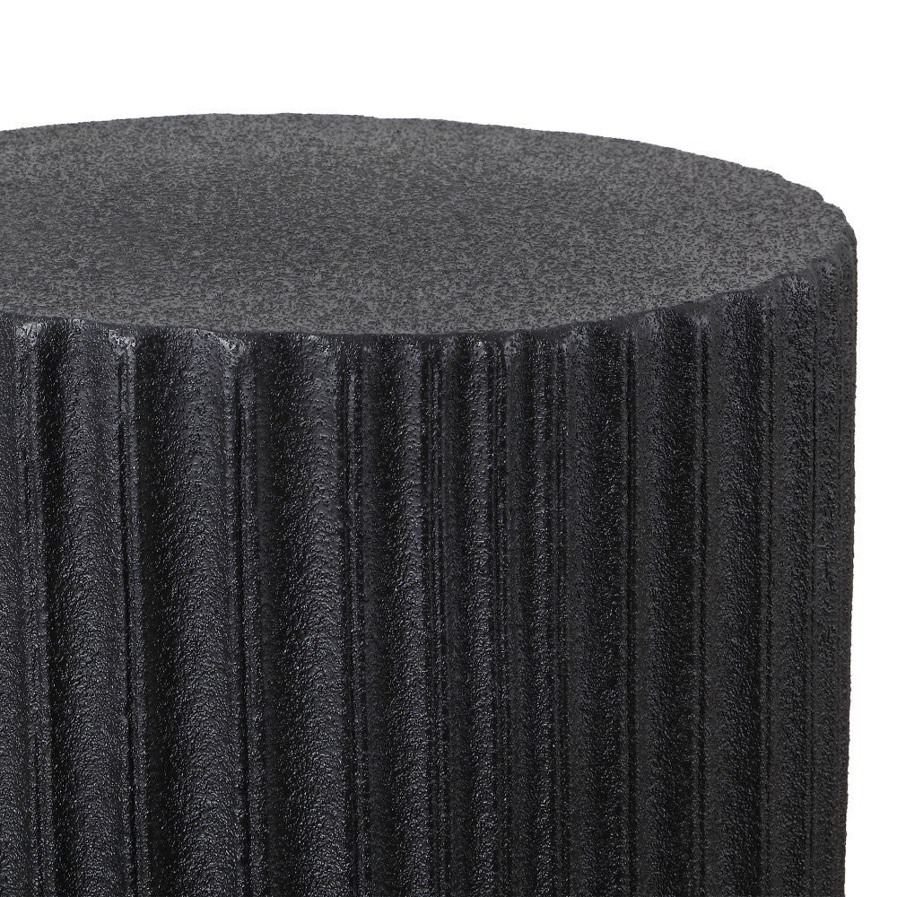 Harper 19" Modern Art Deco Tambour Accent Table
