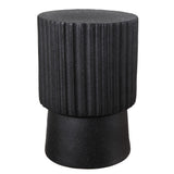 Harper 19" Modern Art Deco Tambour Accent Table