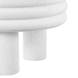 Rashida 13.5" Contemporary Minimalist Curvy Low Accent Table