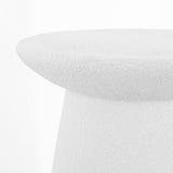 Conrad 18" Minimalist Modern Drum Accent Table Pedestal