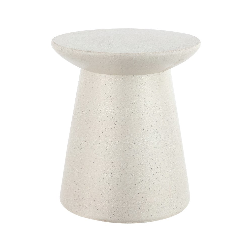 Conrad 18" Minimalist Modern Drum Accent Table Pedestal