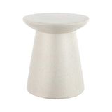 Conrad 18" Minimalist Modern Drum Accent Table Pedestal