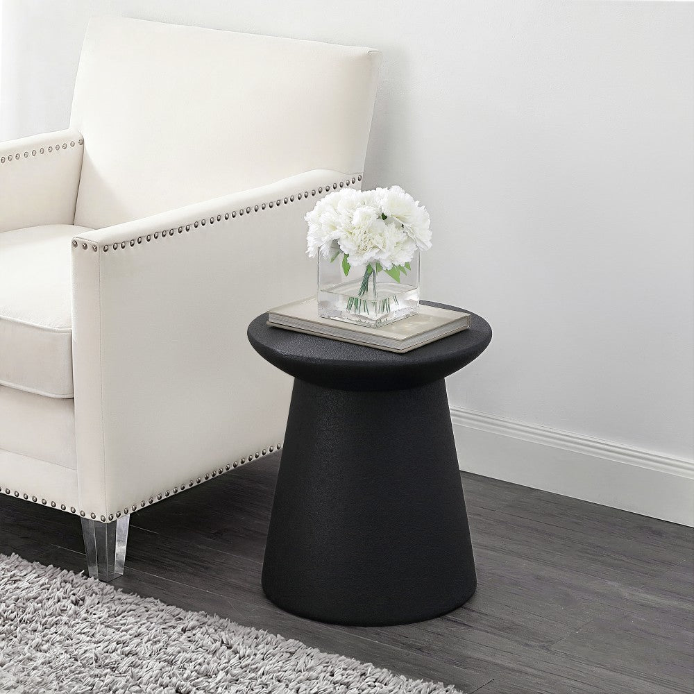 Conrad 18" Minimalist Modern Drum Accent Table Pedestal