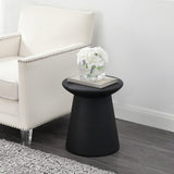 Conrad 18" Minimalist Modern Drum Accent Table Pedestal