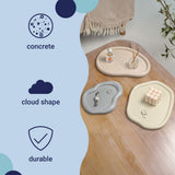 Vern Contemporary Concrete Decorative Cloud Jewelry Trays