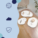 Vern Contemporary Concrete Decorative Cloud Jewelry Trays