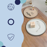 Oryn Modern Minimalist Concrete Fluted Edge Decorative Jewelry Trays