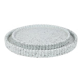 Oryn Modern Minimalist Concrete Fluted Edge Decorative Jewelry Trays