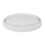 Oryn Modern Minimalist Concrete Fluted Edge Decorative Jewelry Trays