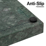 Elmu Stone 12" x 6" Classic Minimalist Rectangular Marble Bathroom Countertop Tray