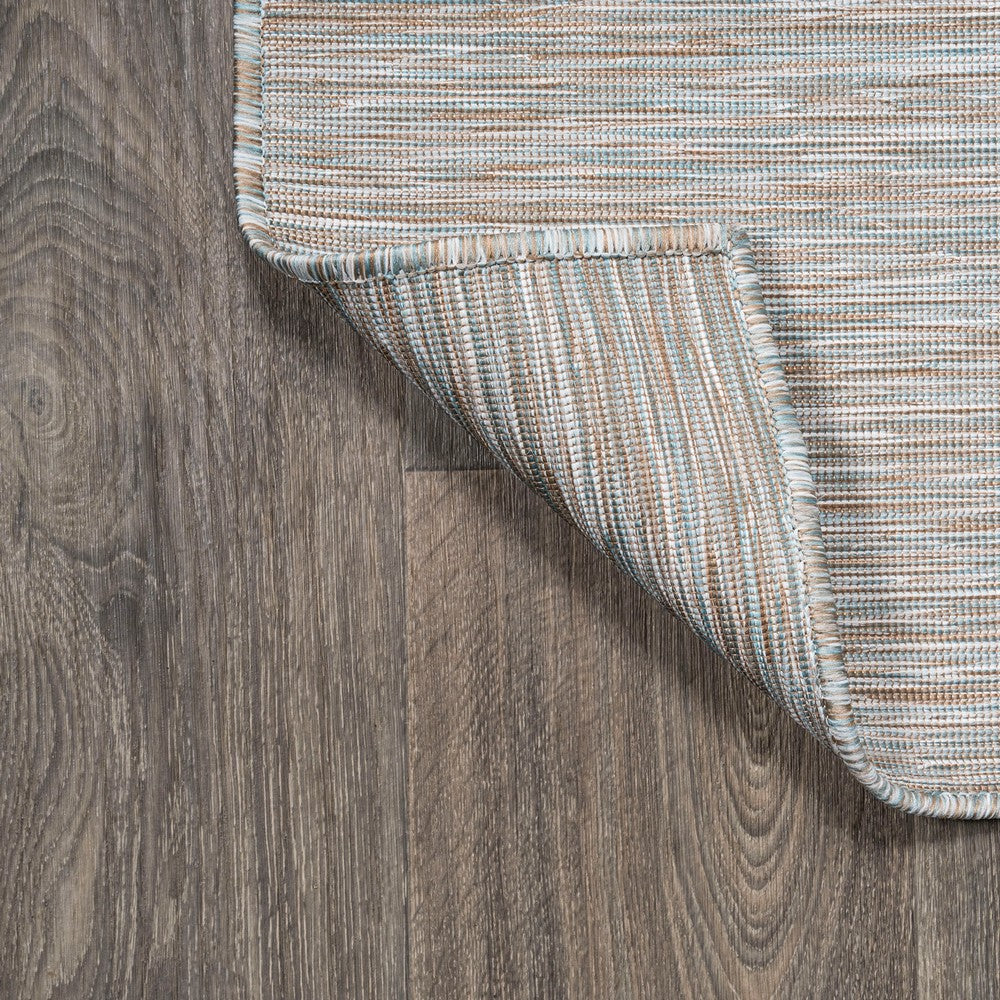 Nieleon Ethan Modern Flatweave Solid Indoor/Outdoor Area Rug